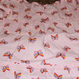 Cat & Jack Pink Multi-Colored Butterfly Shirt XXL (18) Plus